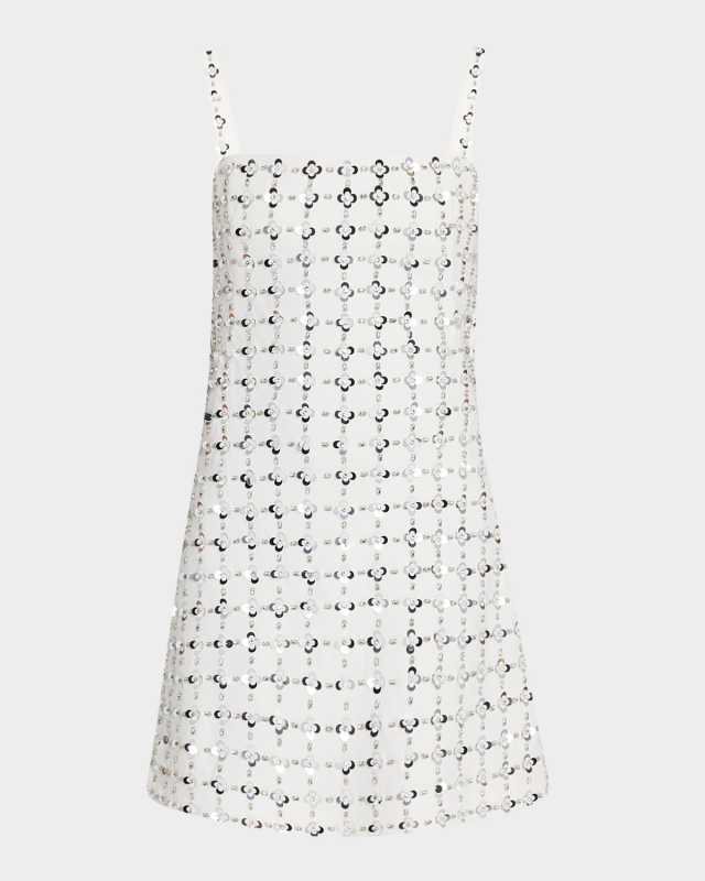 Ziva Sleeveless Embellished Mini Dress